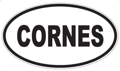 CORNES - Oval Magnet