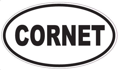 CORNET - Oval Sticker