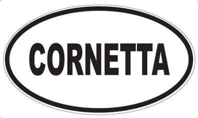 CORNETTA - Oval Sticker
