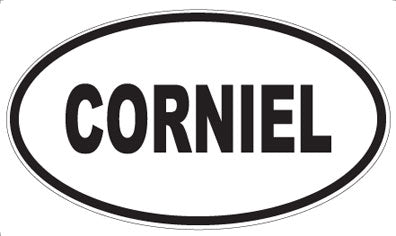 CORNIEL - Oval Sticker