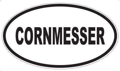 CORNMESSER - Oval Sticker