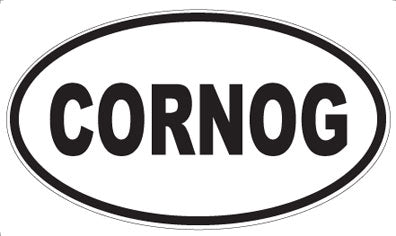 CORNOG - Oval Magnet