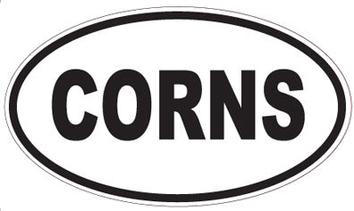CORNS - Oval Magnet