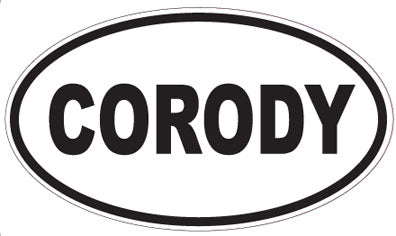 CORODY - Oval Sticker