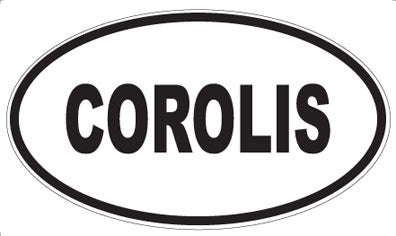 COROLIS - Oval Sticker
