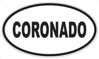 CORONADO - Oval Magnet