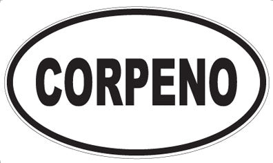 CORPENO - Oval Sticker