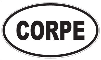 CORPE - Oval Magnet
