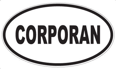 CORPORAN - Oval Magnet