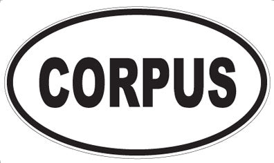 CORPUS - Oval Magnet