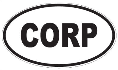 CORP - Oval Magnet