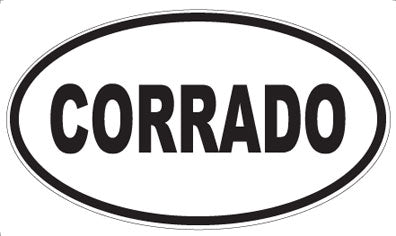 CORRADO - Oval Magnet