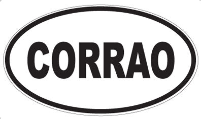 CORRAO - Oval Sticker