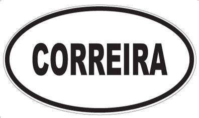 CORREIRA - Oval Sticker