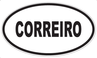 CORREIRO - Oval Sticker