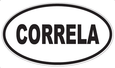 CORRELA - Oval Magnet