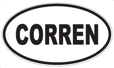 CORREN - Oval Magnet