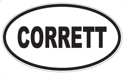 CORRETT - Oval Magnet