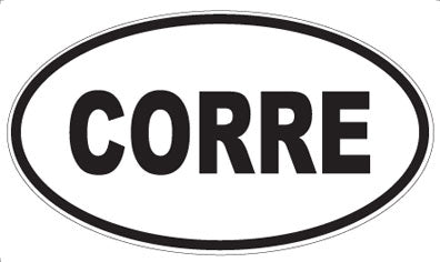 CORRE - Oval Magnet