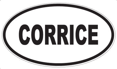 CORRICE - Oval Sticker
