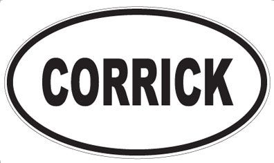 CORRICK - Oval Magnet