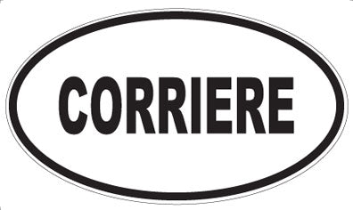 CORRIERE - Oval Magnet