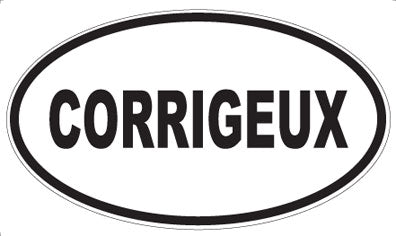 CORRIGEUX - Oval Sticker
