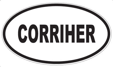CORRIHER - Oval Sticker