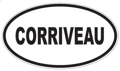 CORRIVEAU - Oval Sticker