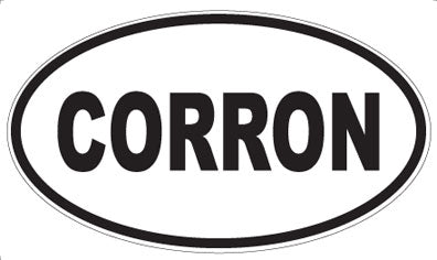 CORRON - Oval Sticker