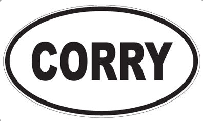 CORRY - Oval Magnet