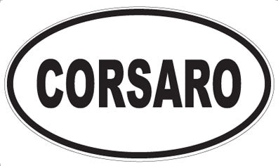 CORSARO - Oval Sticker