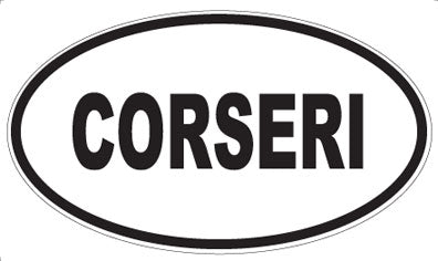 CORSERI - Oval Sticker