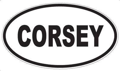 CORSEY - Oval Magnet