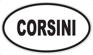 CORSINI - Oval Sticker