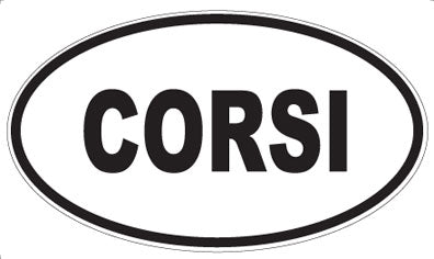 CORSI - Oval Magnet