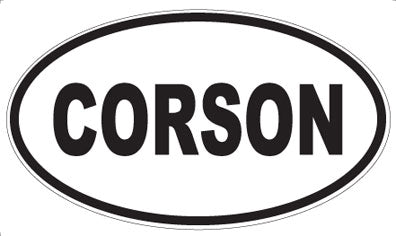 CORSON - Oval Sticker