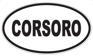 CORSORO - Oval Sticker