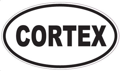 CORTEX - Oval Sticker