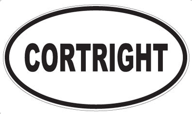 CORTRIGHT - Oval Magnet