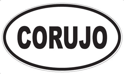 CORUJO - Oval Sticker