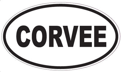 CORVEE - Oval Sticker
