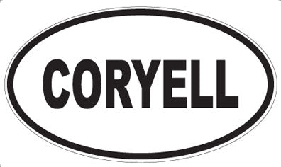 CORYELL - Oval Magnet