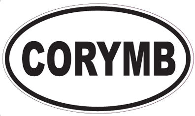 CORYMB - Oval Sticker
