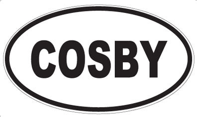 COSBY - Oval Magnet