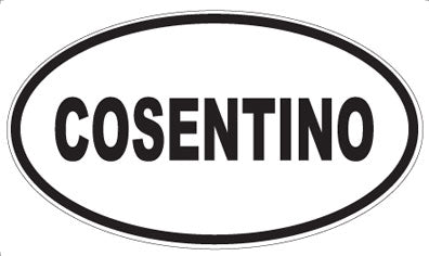 COSENTINO - Oval Sticker