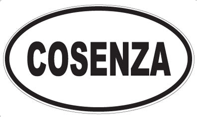 COSENZA - Oval Sticker