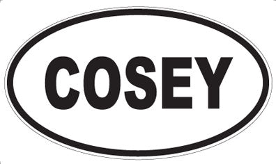 COSEY - Oval Sticker