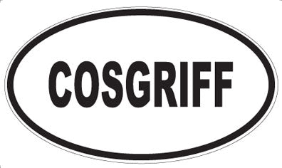 COSGRIFF - Oval Magnet