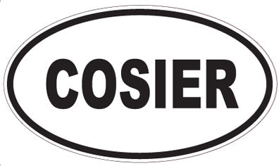 COSIER - Oval Sticker